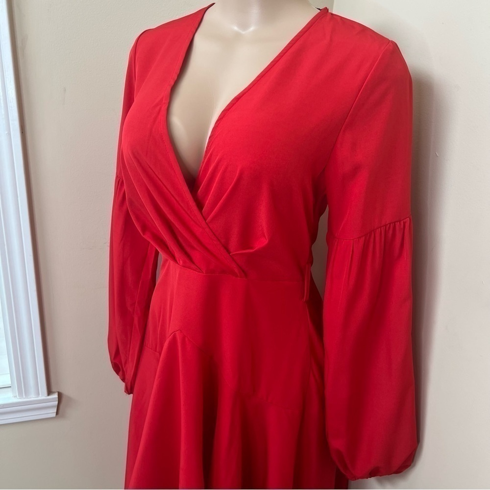 BOOHOO Red Dress - Picture 3 of 8